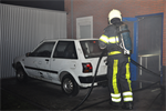 Brandweer naar Oefencentrum Wijster